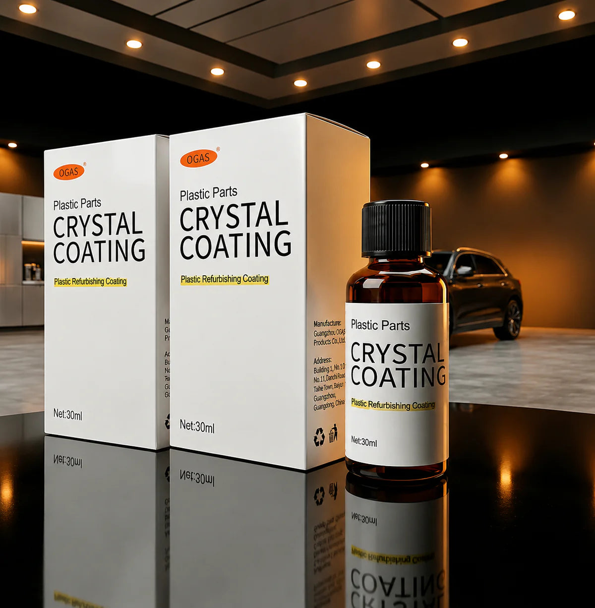 CRYSTAL LINK®.- Restaurador de plásticos profesional para autos