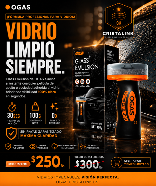 OGAS®.- Limpiador de parabrisas profesional