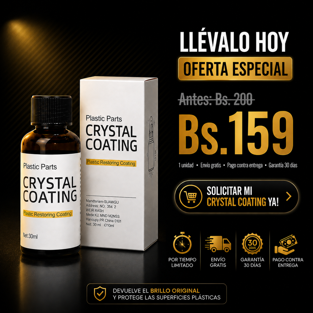 CRYSTAL LINK®.- Restaurador de plásticos profesional para autos